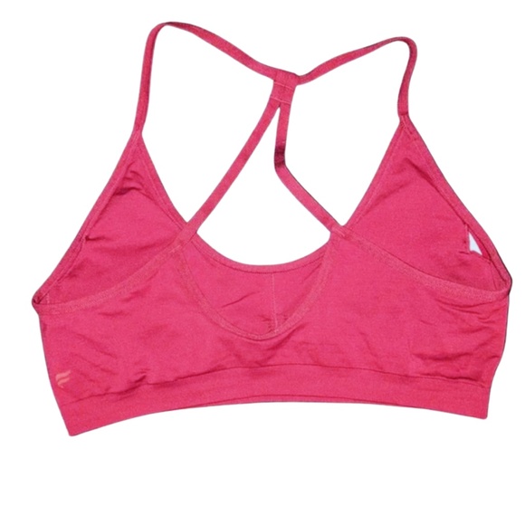 L | Maroon Fabletics Sports Bra - Picture 2 of 3
